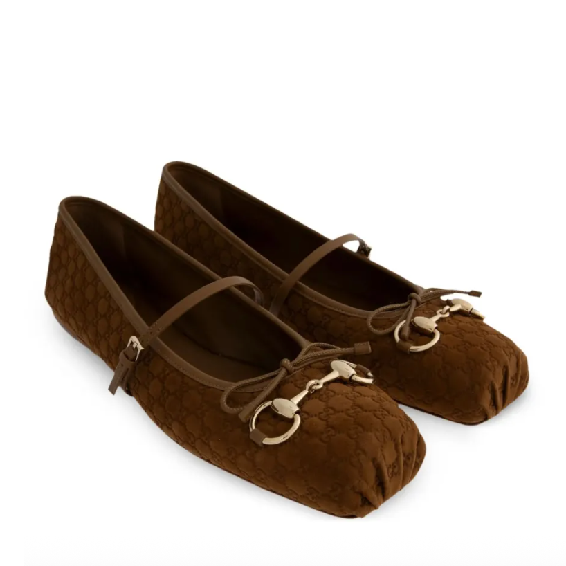 倪妮同款！Gucci Horsebit 芭蕾鞋