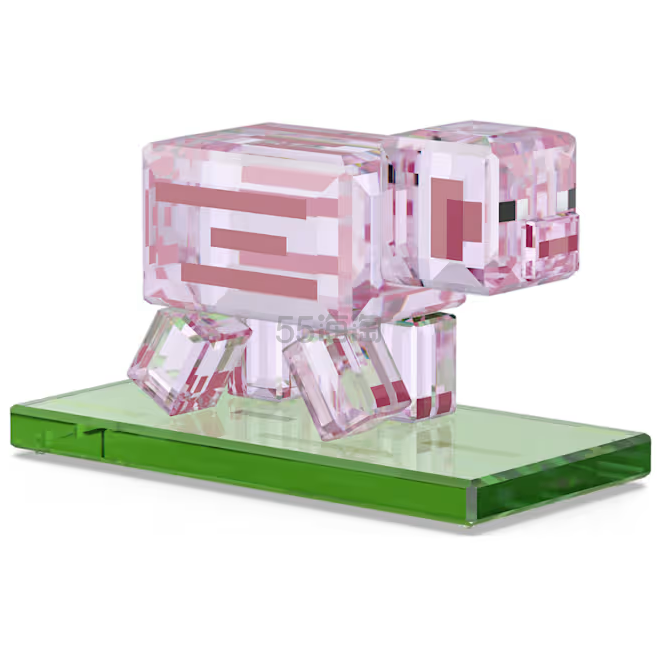 Minecraft x Swarovski Pig 摆件