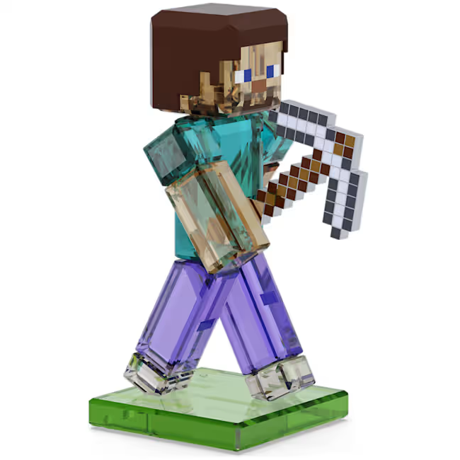 Minecraft x Swarovski Steve 摆件