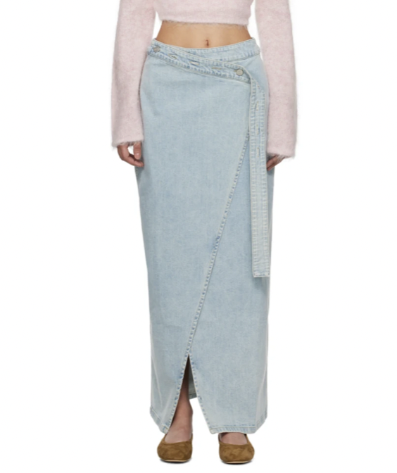 HOLZWEILER 牛仔裹身长裙