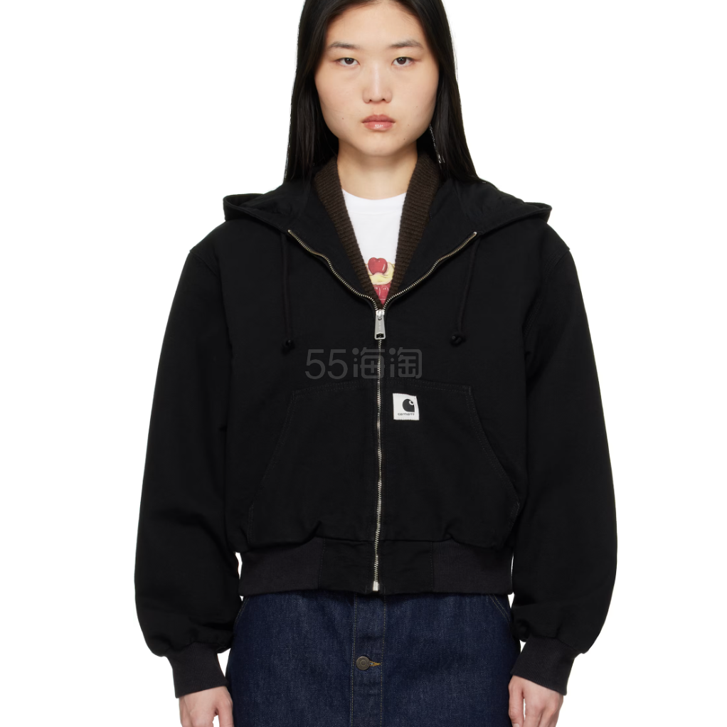 Carhartt Work In Progress 卡哈特经典美式工装风格拉链卫衣