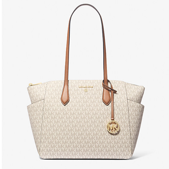 Michael Kors Marilyn 中号老花托特包
