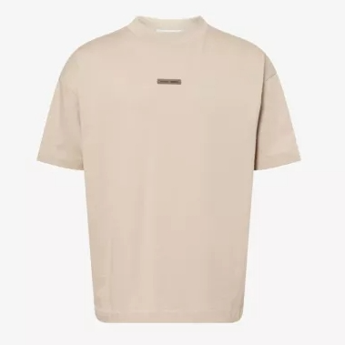 FOG x ESSENTIALS 徽标圆领平纹针织T恤