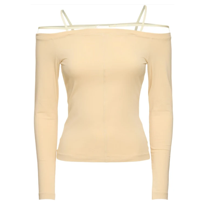 Jennie 同款！Jacquemus Le Tshirt Sierra棉质平纹针织上衣