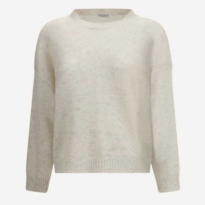 BRUNELLO CUCINELLI Lurex 圆领毛衫