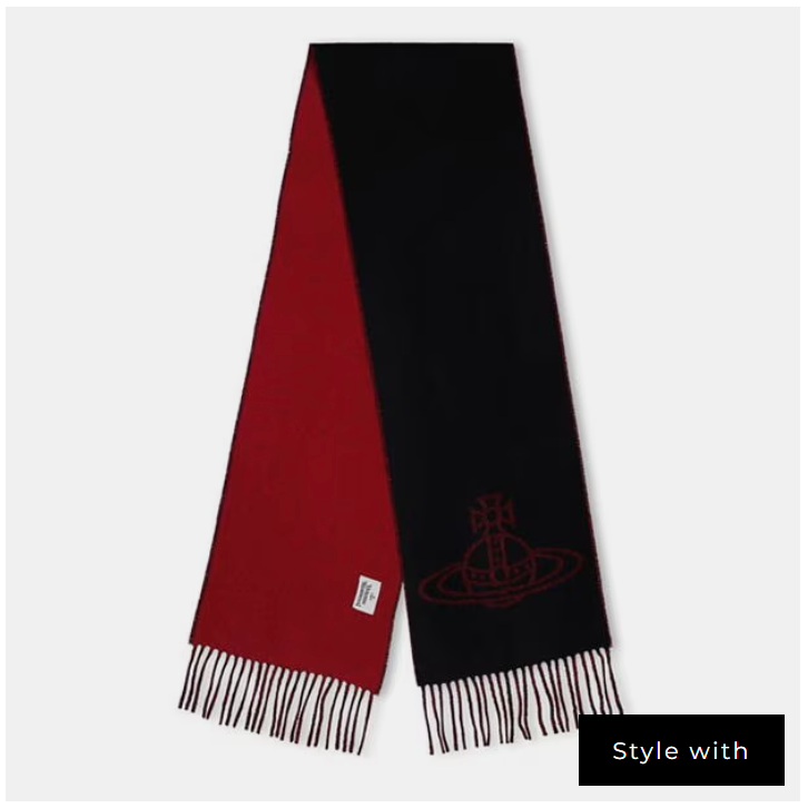 VIVIENNE WESTWOOD 西太后双面土星围巾