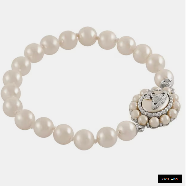 VIVIENNE WESTWOOD 西太后太陽花珍珠手鏈