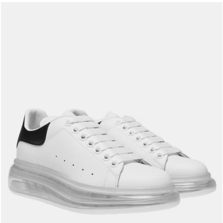 McQueen 透明小白鞋