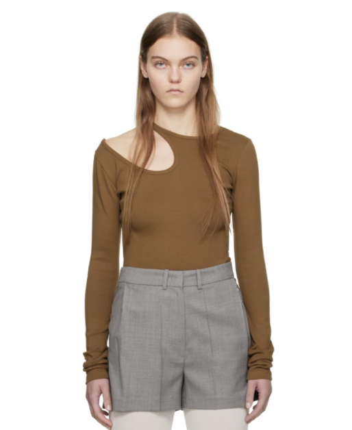 Low Classic 棕色打底衫