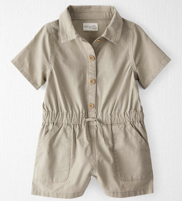 Little Planet 卡其色连体裤