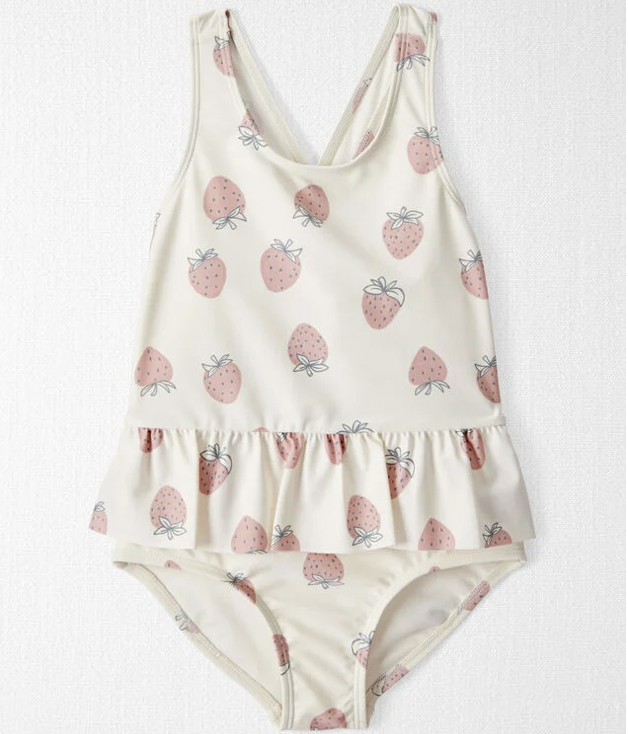 Little Planet 草莓连体泳装