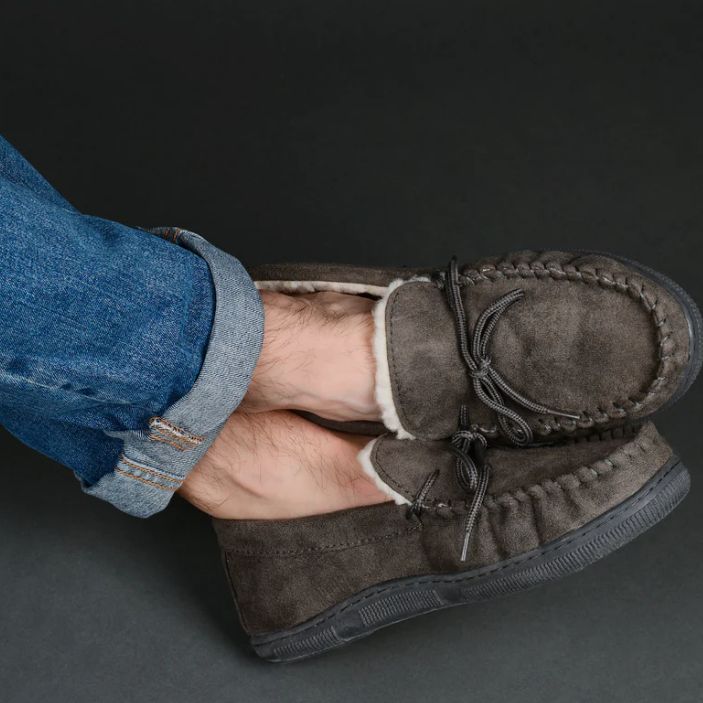 Vance Co. 男士加绒豆豆鞋