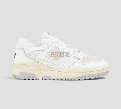 New Balance 550 皮革磨砂皮运动鞋