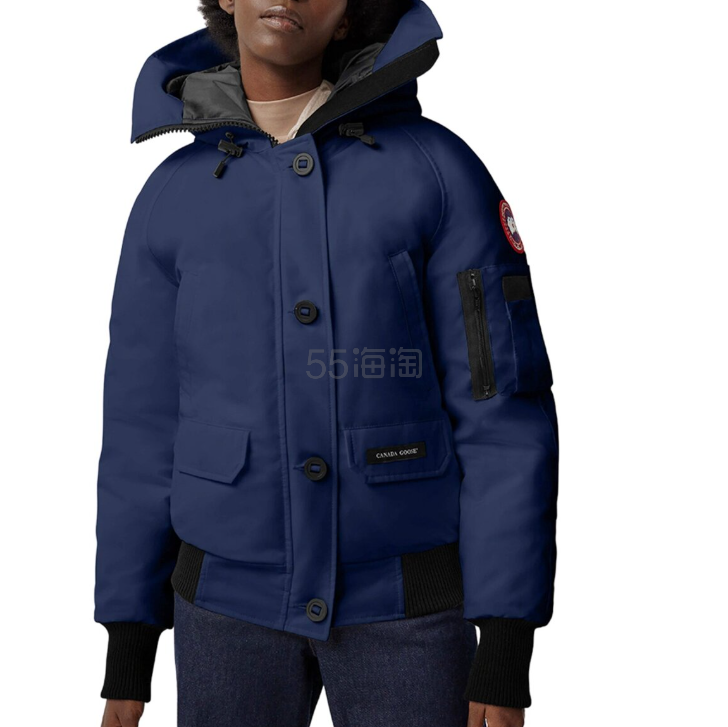 林一同款深蓝色！Canada Goose 飞行员羽绒服