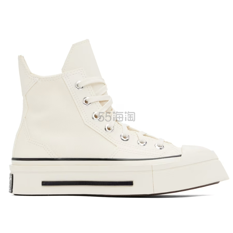 Converse 灰白色 Chuck 70 De Luxe Squared 高帮运动鞋