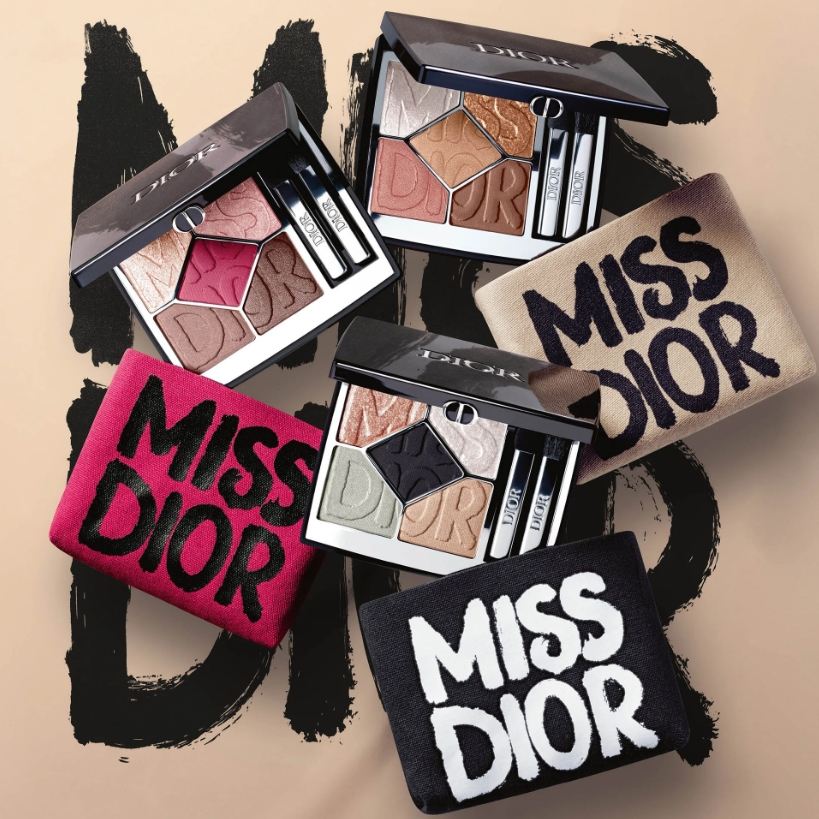 Dior Beauty：Miss Dior 系列惊喜上线，入手5色眼影盘、口红等