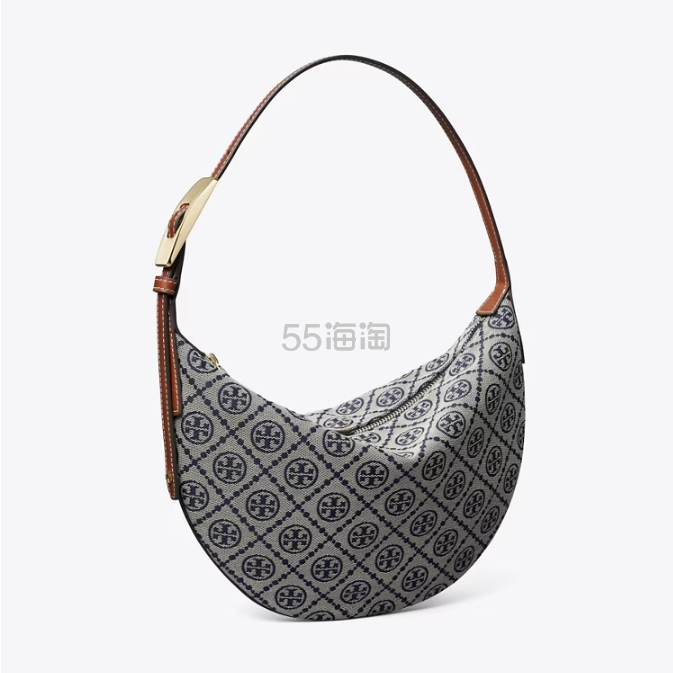 Tory Burch 汤丽柏琦 新款 老花月牙包