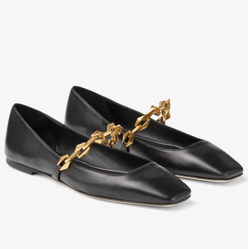 Jimmy Choo 钻石平底鞋