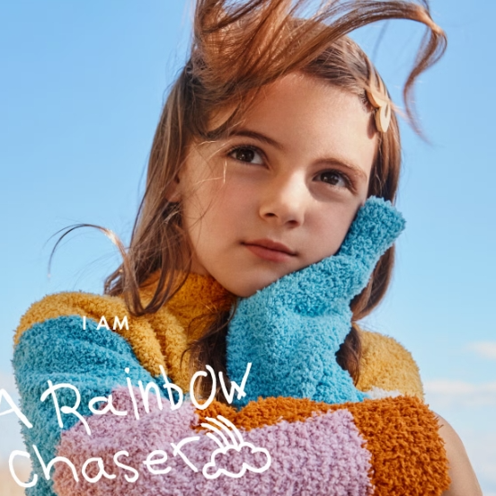 Hanna Andersson：全场儿童服饰返校季大促 长袖薄纱彩虹连衣裙$48