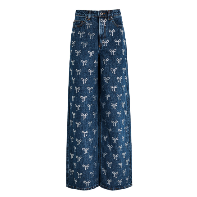 SELF-PORTRAIT 蝴蝶结牛仔裤