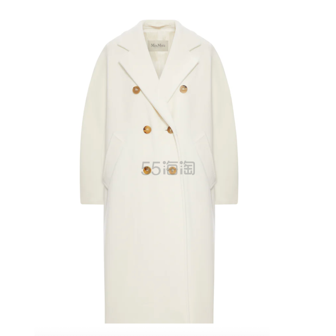 周冬雨、张婧怡同款！Max Mara 白色101801 大衣