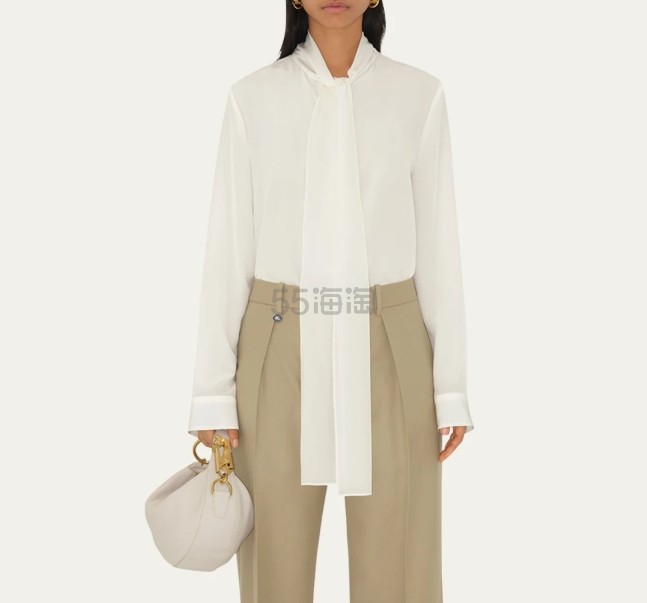 Burberry 围巾 真丝衬衫