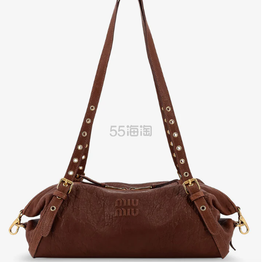 MIU MIU Nappa 字母压花单肩包