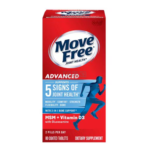 Move Free  红瓶维骨力 关节养护 80粒
