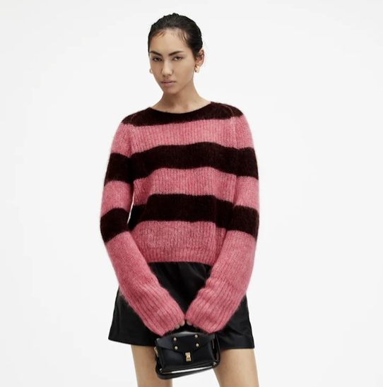 Allsaints Lana 条纹毛衣