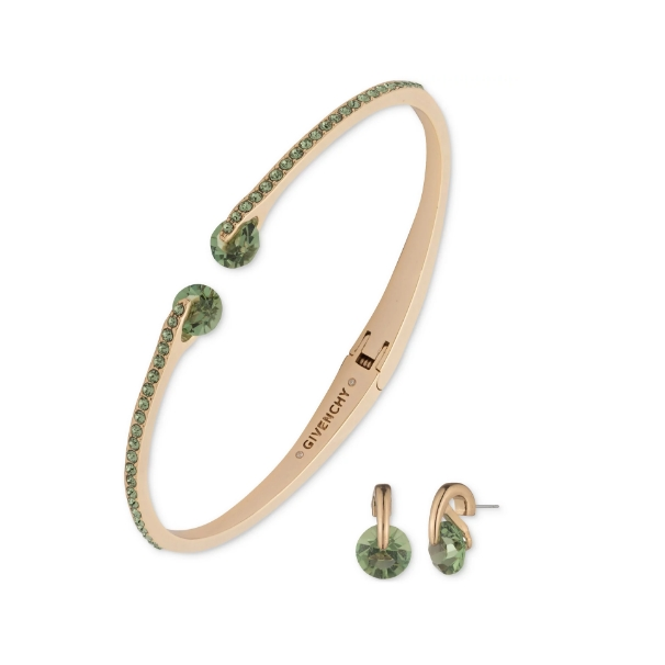 GIVENCHY 纪梵希金色手镯耳钉套装