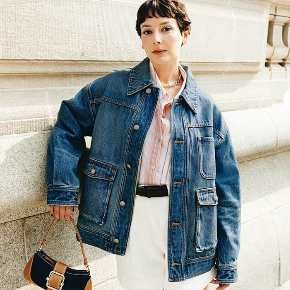 辛芷蕾同款！Petite Studio Moxie 牛仔夹克