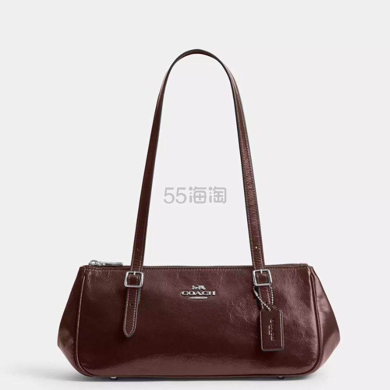 Coach 蔻驰 Asher 油蜡皮法棍包