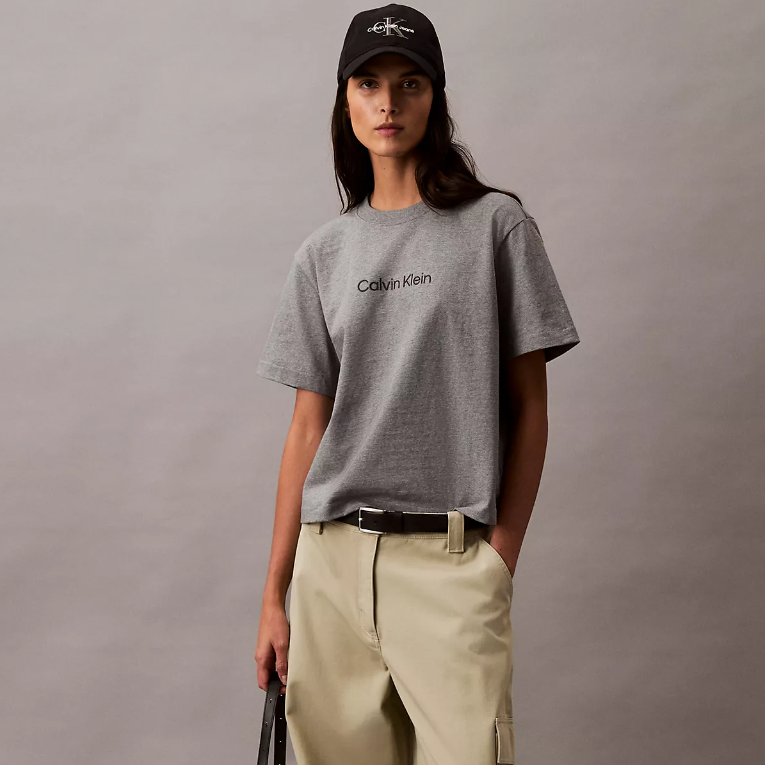 变相额外7.5折 Calvin Klein Logo 短袖 多色可选