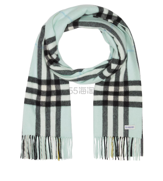 Burberry  Giant Check 羊毛围巾