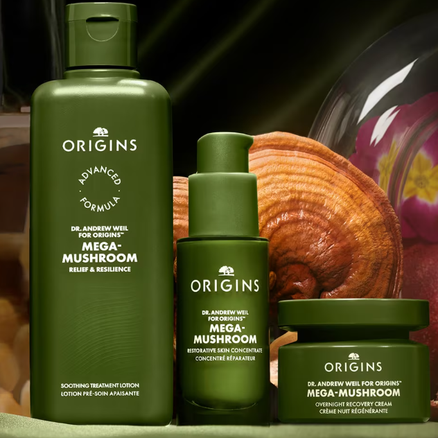 Origins：护肤大促！入菌菇水、一举两得洗面奶等