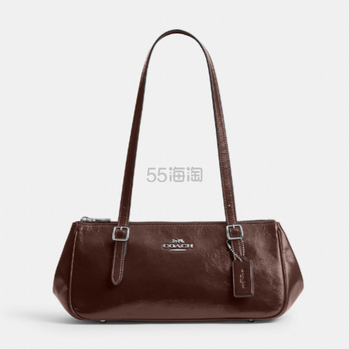 Coach 蔻驰 Asher 油蜡皮法棍包