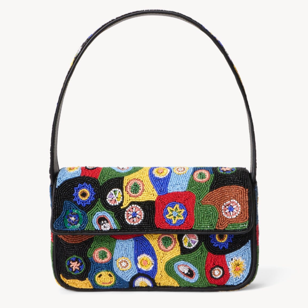 肯豆同款！Staud Tommy 珠绣包