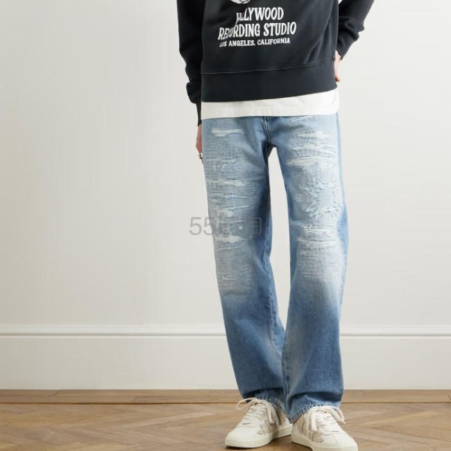 AMIRI MA Quad 直筒牛仔裤