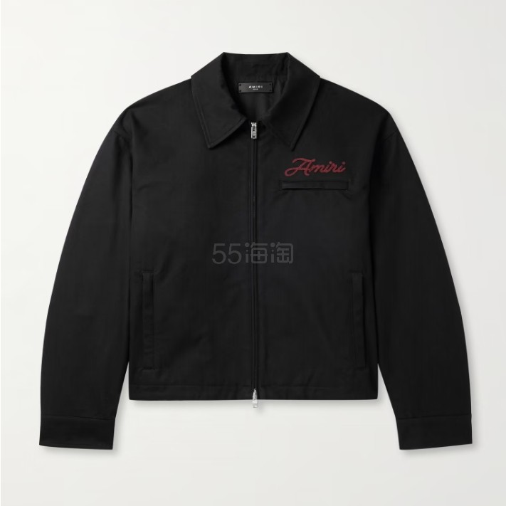 AMIRI 徽标黑色夹克外套