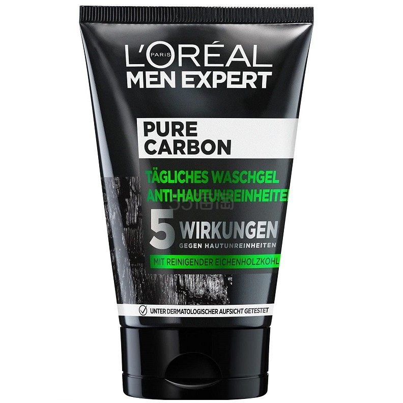 【含税直邮】L'Oréal Paris 巴黎欧莱雅 男士专家 纯木炭洗面奶