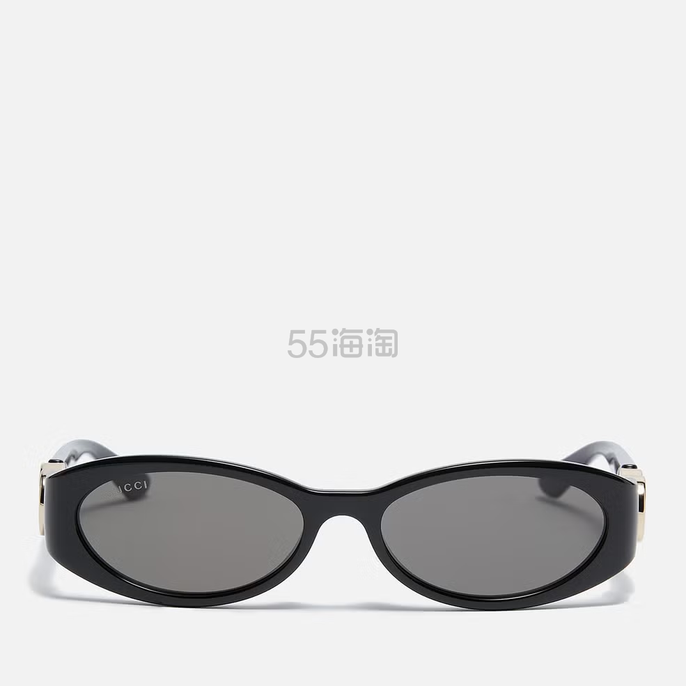 GUCCI 古驰椭圆镜框墨镜