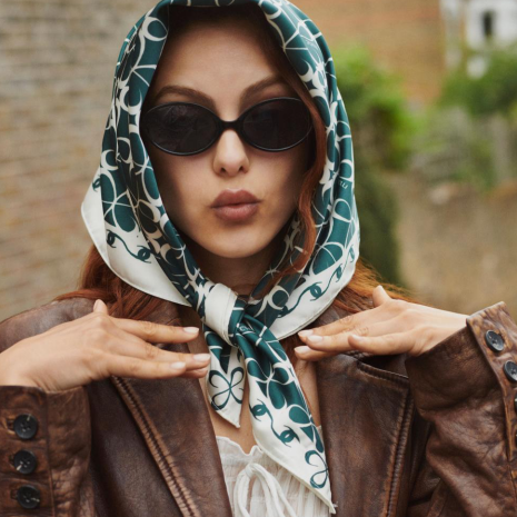 Anthropologie US：秋冬新系列！格子连衣裙$148、印花发巾$38