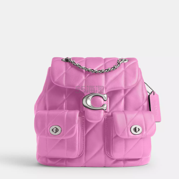 专柜款！COACH 蔻驰 Tabby 绗缝双肩包