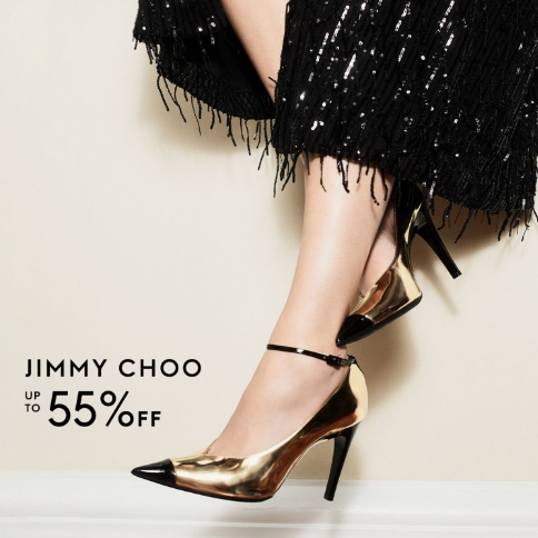 THE OUTNET 美站：Jimmy Choo 秋冬美鞋上新 网眼皮革高跟鞋$448