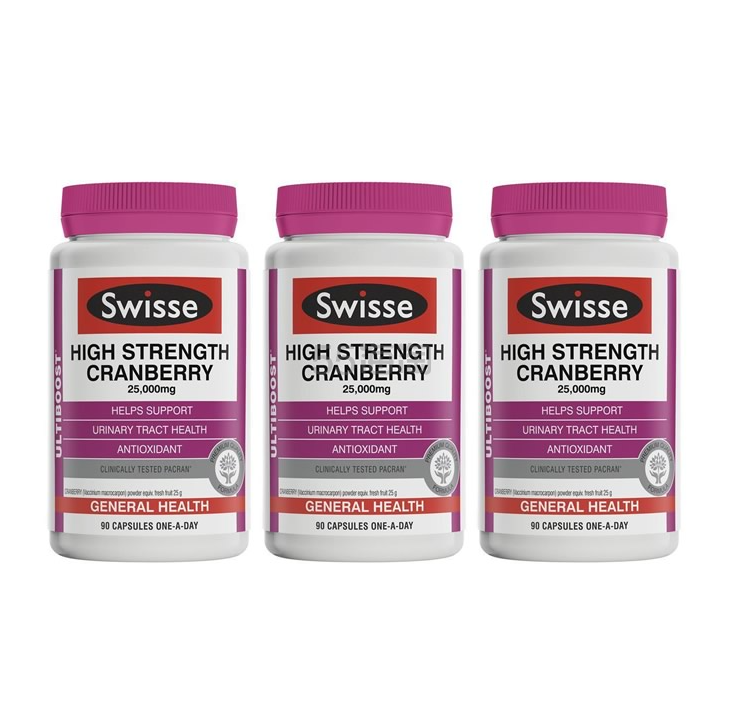 Swisse 高浓度蔓越莓胶囊 90粒 * 三瓶