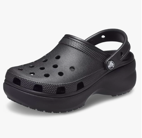 Crocs 厚底洞洞鞋