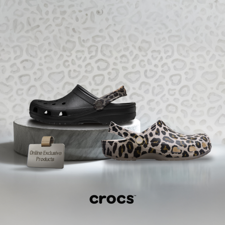 Crocs AU：经典豹纹款洞洞鞋