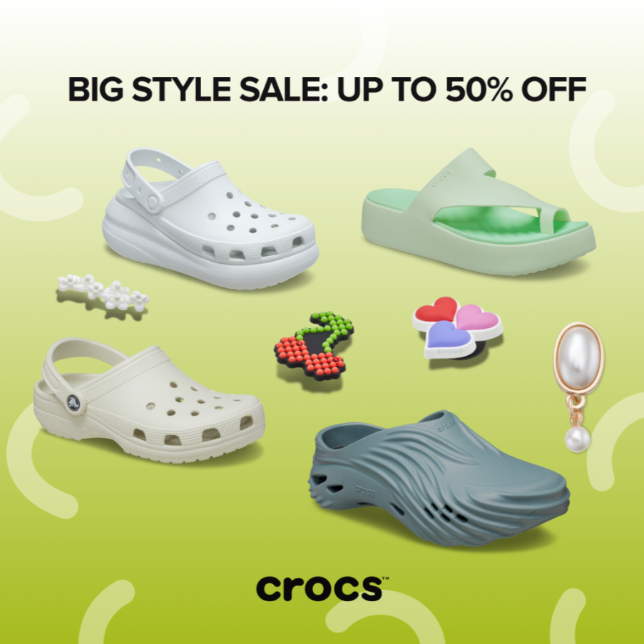 Crocs AU：全场洞洞鞋热卖 低至5折 泡芙折后￥200+