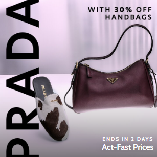 Gilt：Prada 普拉达 鞋包/配饰大促！花少张晚意同款渔夫帽$579