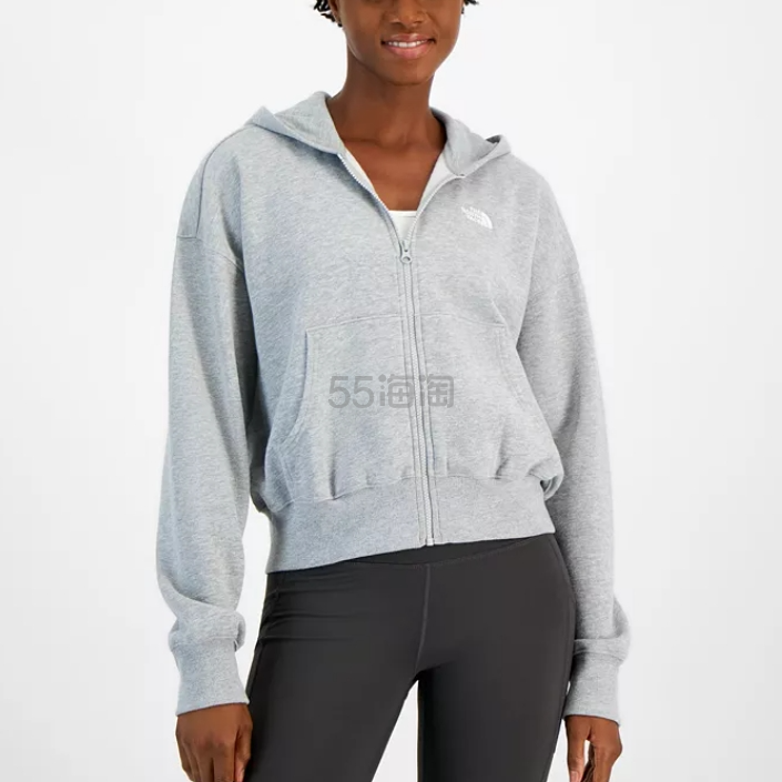 2XL有货！The North Face 北面灰色连帽外套
